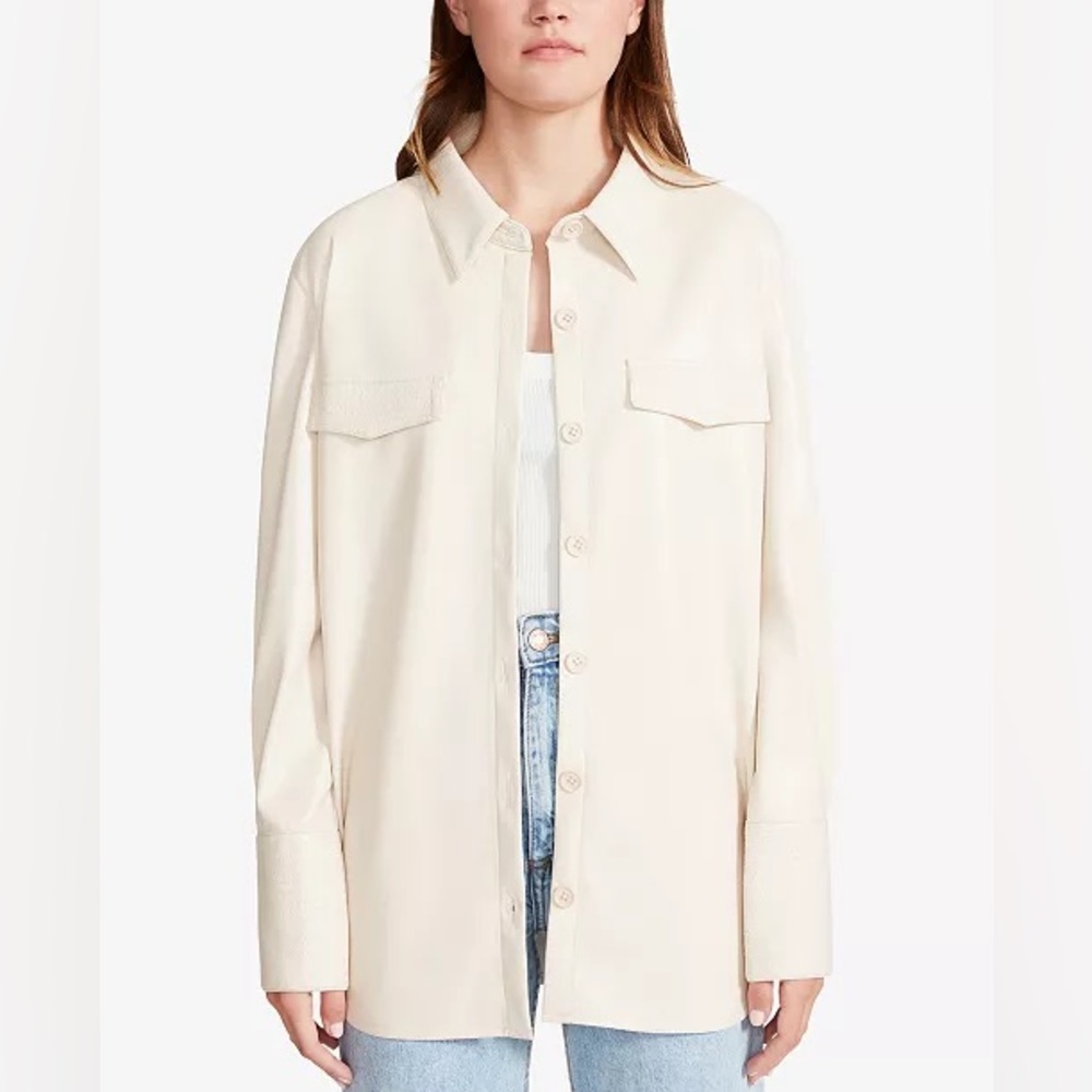 BB Dakota by Steve Madden Old Town Faux-Leather Shacket